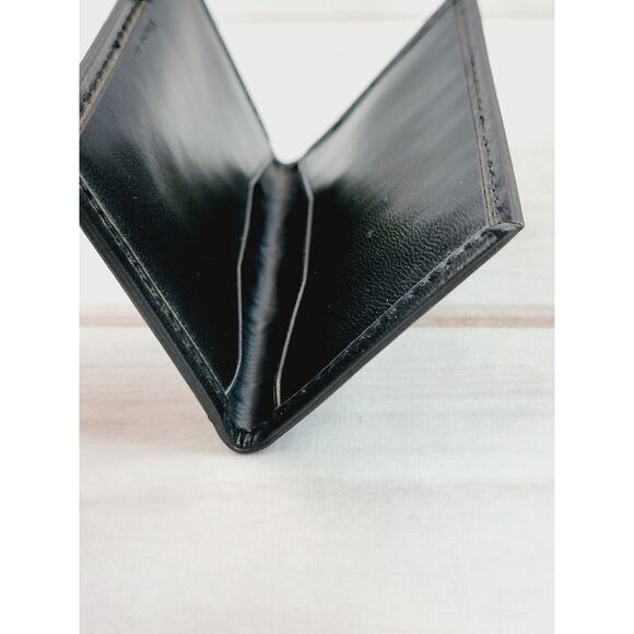 Vintage Utah Peace Officers ASSN Black Leather Bi-Fold Business Card Holder - Picture 5 of 9